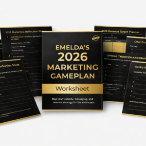 Emelda's 2026 Marketing Gameplan Worksheet