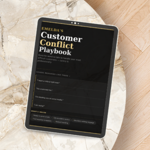 Emelda's Customer Conflict Playbook